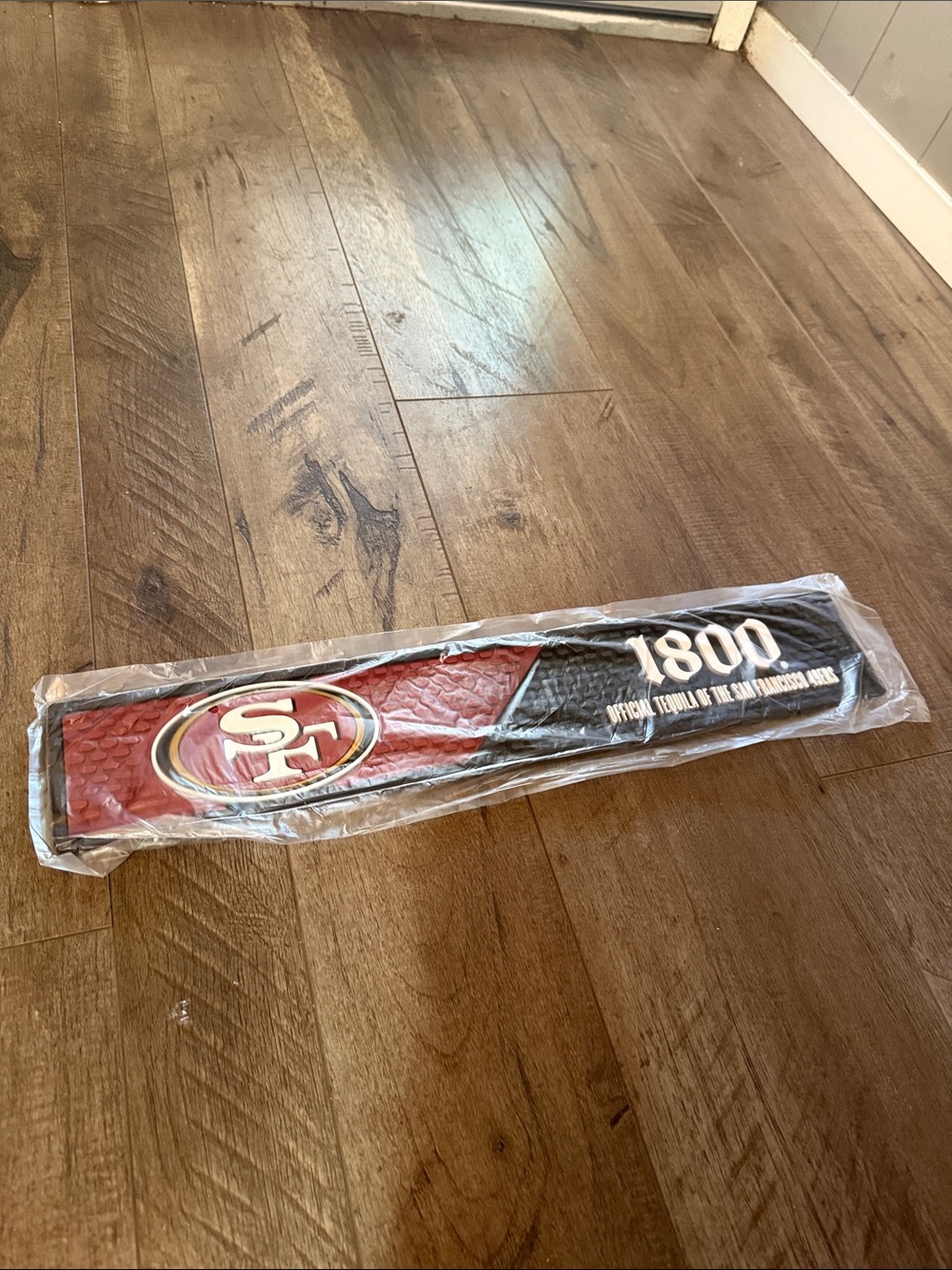 San Francisco 49ers Bar Runner 1800 Tequila - Red and Black